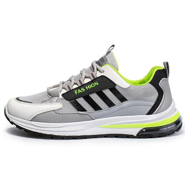 Men Trend Running Shoes Air Cushion Sneakers Comfortable Casual Shoes Men Cushioning Lace-Up Footwear Fashion