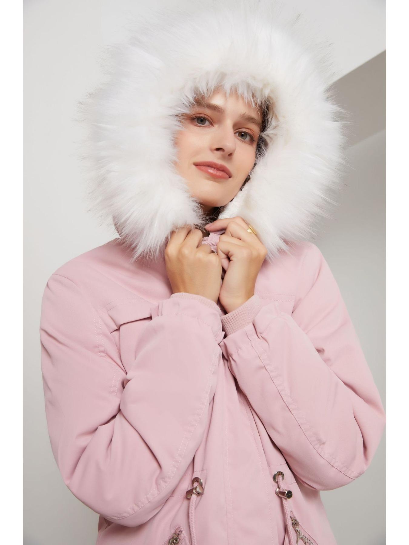 Пальто Parkers с капюшоном и воротником — фото 3