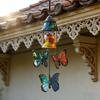 Butterfly Wind Chimes Producing Clear Tone for Balconies and Garden Creating a Peaceful Artistic Iron Design