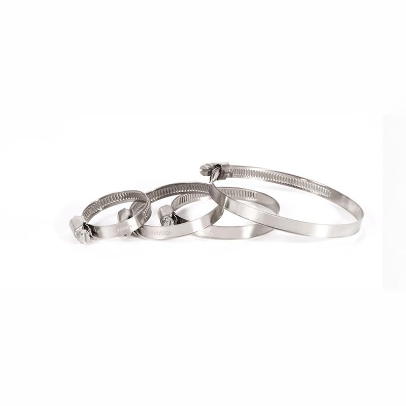 304 Stainless Steel Pipe Clamp 5pcs    M20-32mm