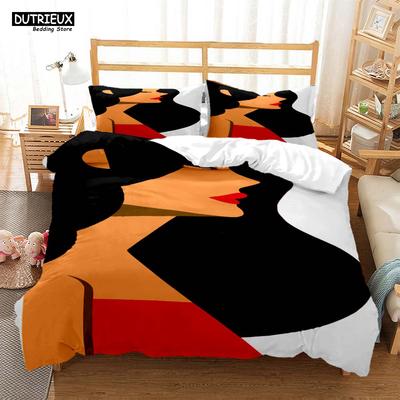 Juego de cama elegante y minimalista para mujer Suave y cómodo Tamaño completo Personalizable Edredón Juegos de cama