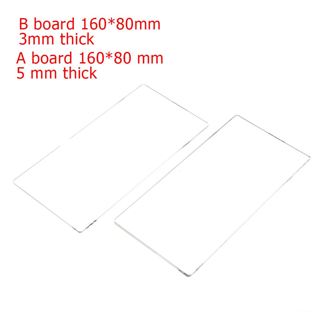 Acrylic Cutting Machine Gasket Transparent DIY Cutting Pads Standard Portable Replaceable for Embossing Cutting Tool
