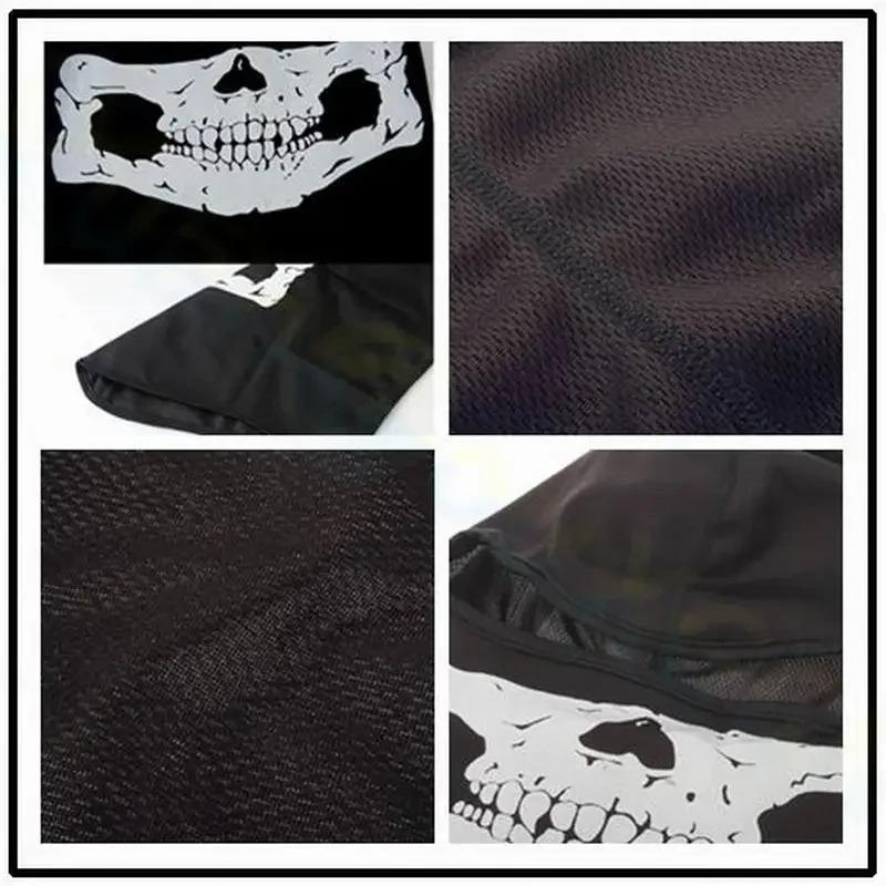 Skull Balaclava Ghost Windproof Motorcycle Full Face Bandana Halloween Tactical Balaclava Hood Skull Balaclava