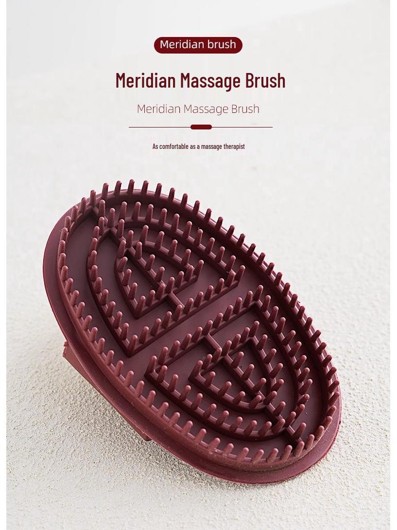 

Пятиэлементная меридианная массажная щетка для терапии тела и головы