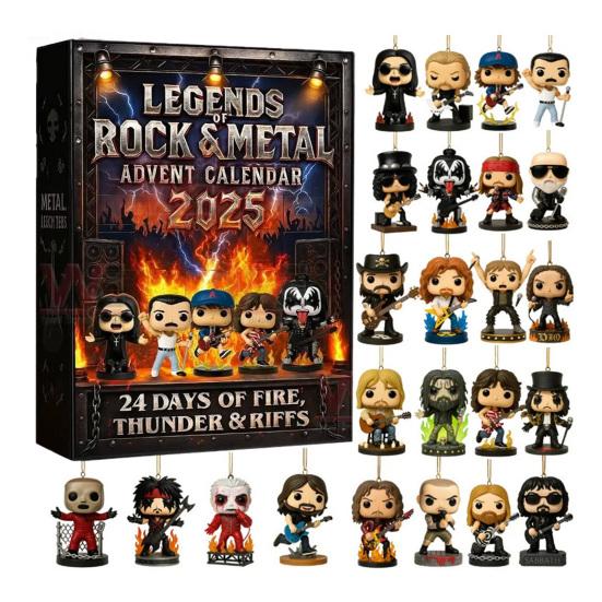 

Рождественский адвент-календарь 24 дня обратного отсчета с 24 акриловыми коллекционными мультяшными фигурками, подарки-сюрпризы для детей и взрослых A