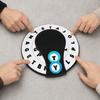 1/2 Sets Fast-Paced Think Words Game, Alphabet Wheel Family Board Game, Educational Multi-player Interactive Words Challenge Game for Kids Adults
