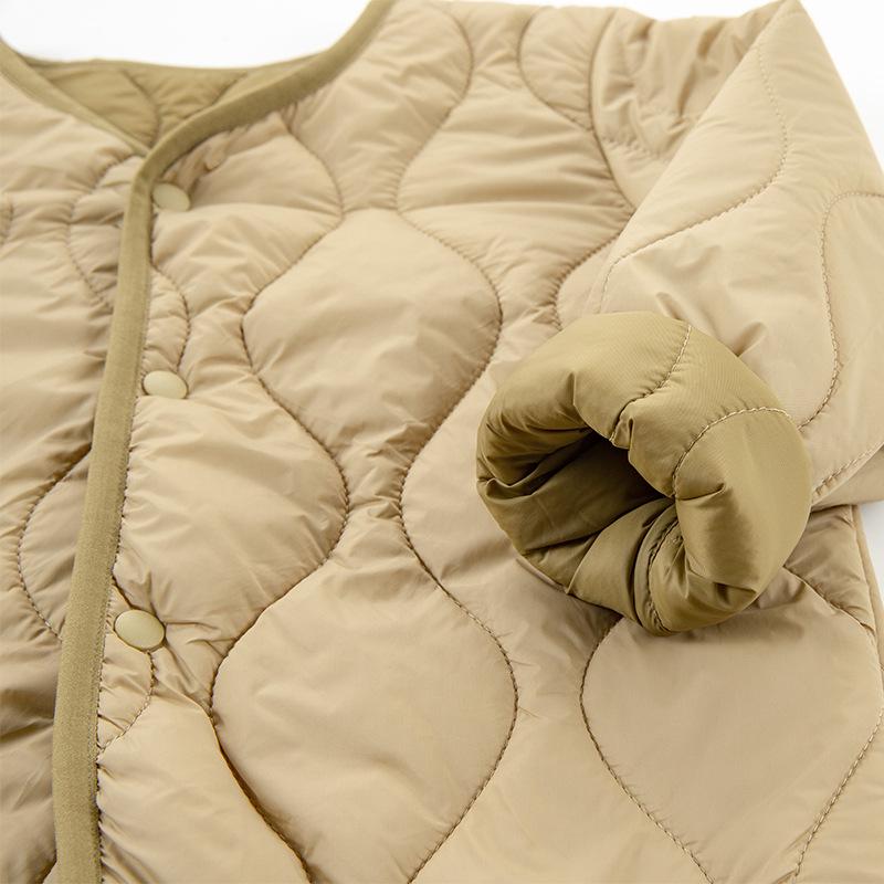 Children's Insulated Wool-Down Jacket: Warm, Long-Sleeve Uniform for Boys & Girls