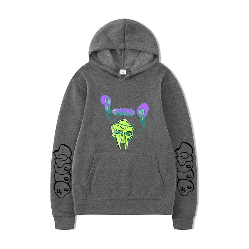 Hip-hop Singer Mf Doom Hoodies Singer New Printing Sweatshirts for Fans Long Sleeve Men Women Clothing Sudaderas Hoody