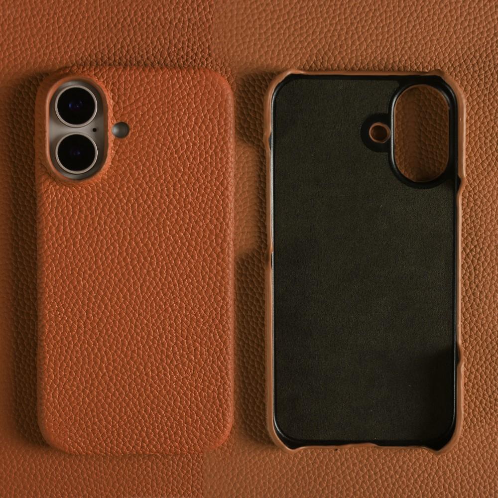 For iphone 16 Pro Max case Luxury Genuine Leather Cover Back Etui Coque Shockproof for Funda iphone15 14Pro 13 XR XSMax Carcasa