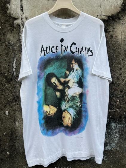 Alice In Chains We Die Young vtg white short sleeve t-shirt QT5417 M
