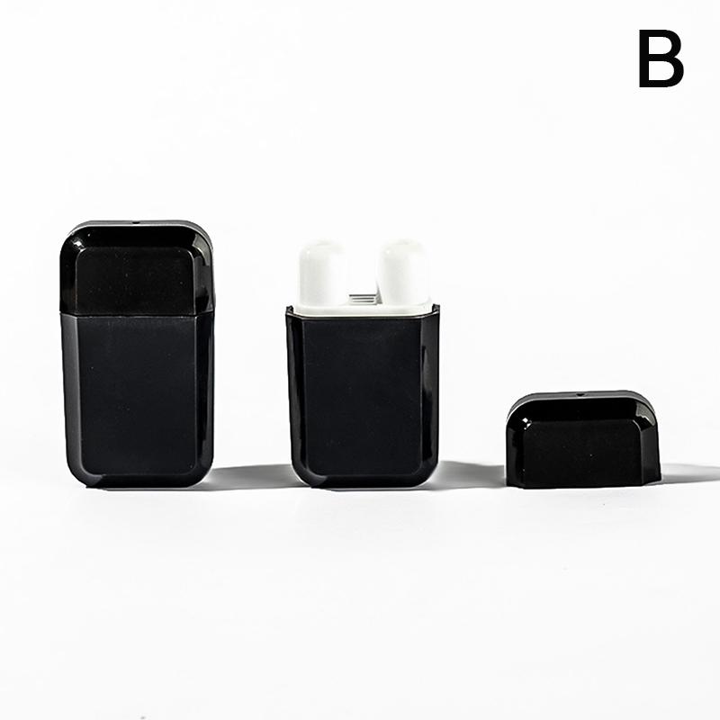 10 Stück Naseninhalator-Stift mit Doppelbohrungsdesign Leere Tube Kleine Nasenröhrchen Inhalator Kunststoff Vermeiden Schläfrigkeit Gerät Leere Tube