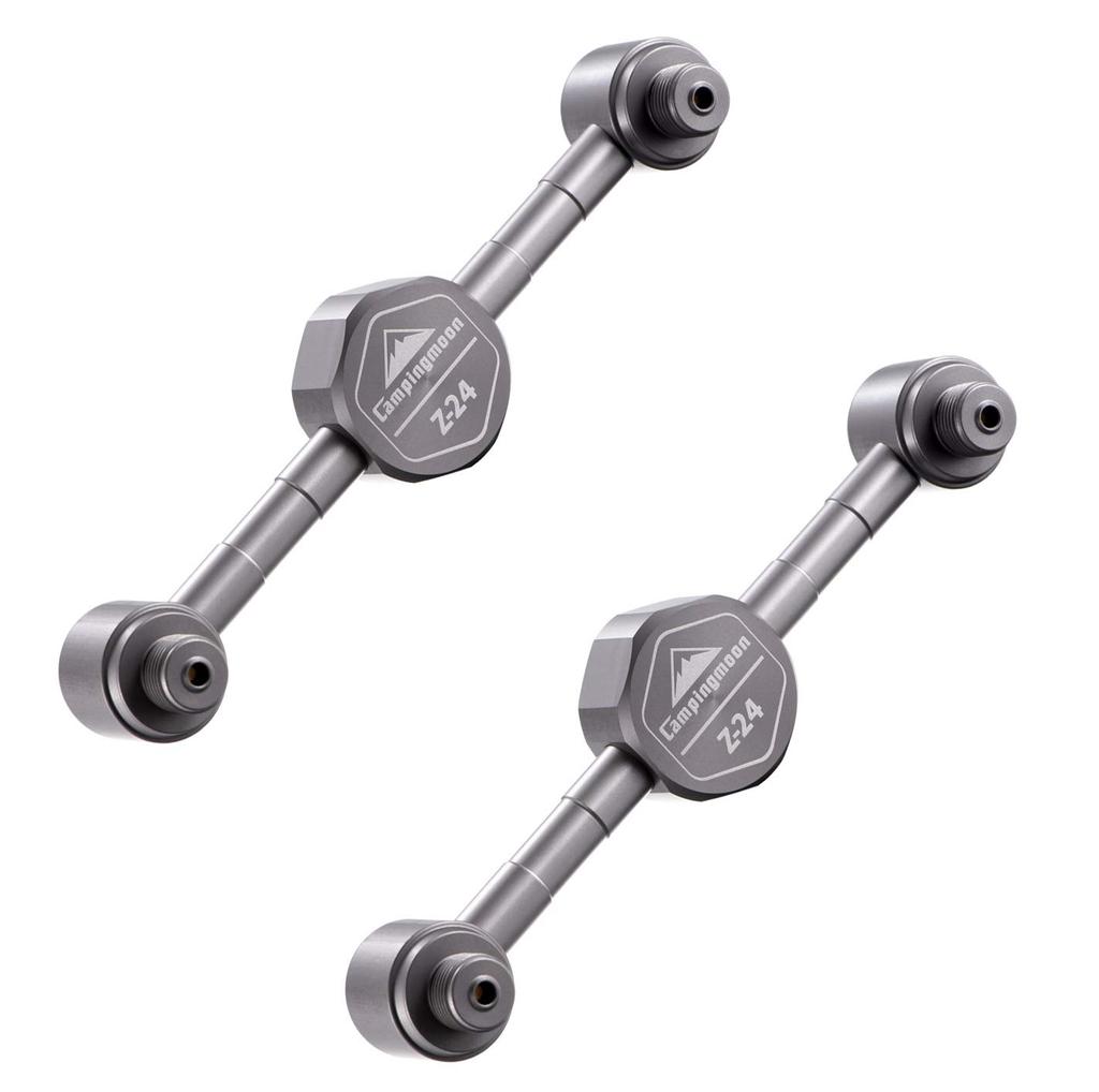 CAMPING MOON OD Can Gas 2-Way Adapter Set (2-Piece Set) for Gas Candles and Gas Lanterns, Separation Adapter, Screw-in Type, Gas Station, Z24-2P