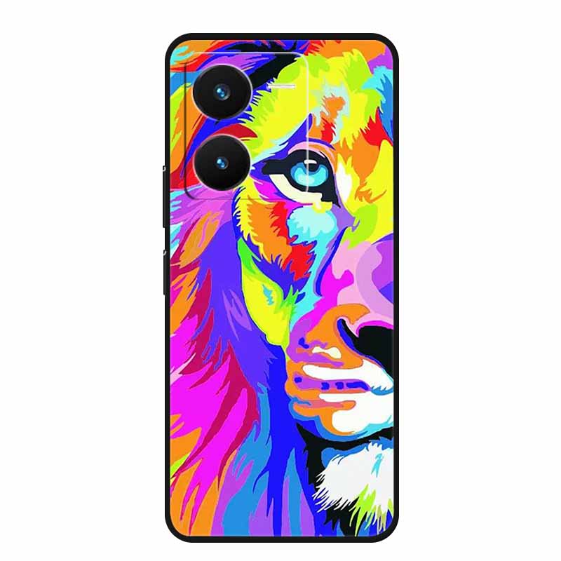 For Vivo IQOO Z8 Case Luxury Soft TPU Silicone Phone Cases for Vivo IQOO Z8X 5G V2314A V2312A Cover Protective Cartoon New Funda