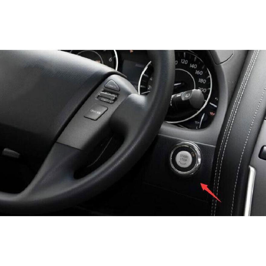 One-Click Startup Frame Cover Trim For Nissan Armada Y62 2017-2020 Carbon Fiber
