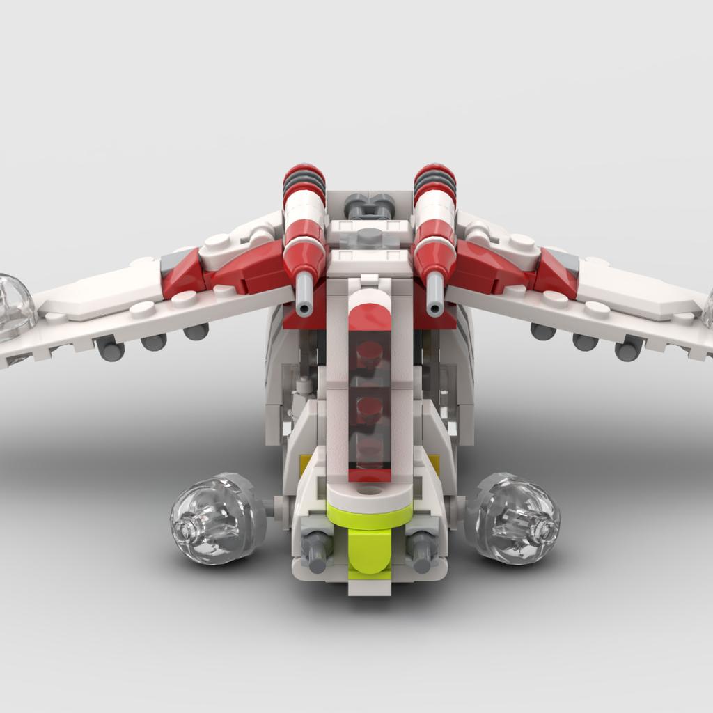 Cărămizi de construcție MOC Galaxy Clash Sci-Fi Militar Gardianul Coruscantului Republică Vedetă de Asalt Băiat 178 buc Model de Asamblare cu Cărămizi Jucărie pentru Copii