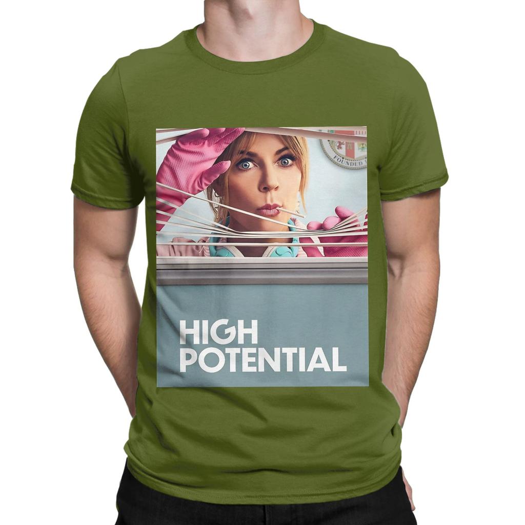 Hohes Potenzial Original Hohes Potenzial Grafik Lustig 100% Baumwolle T-Shirt Hohes Potenzial T-Shirts Oberteile Für Unisex