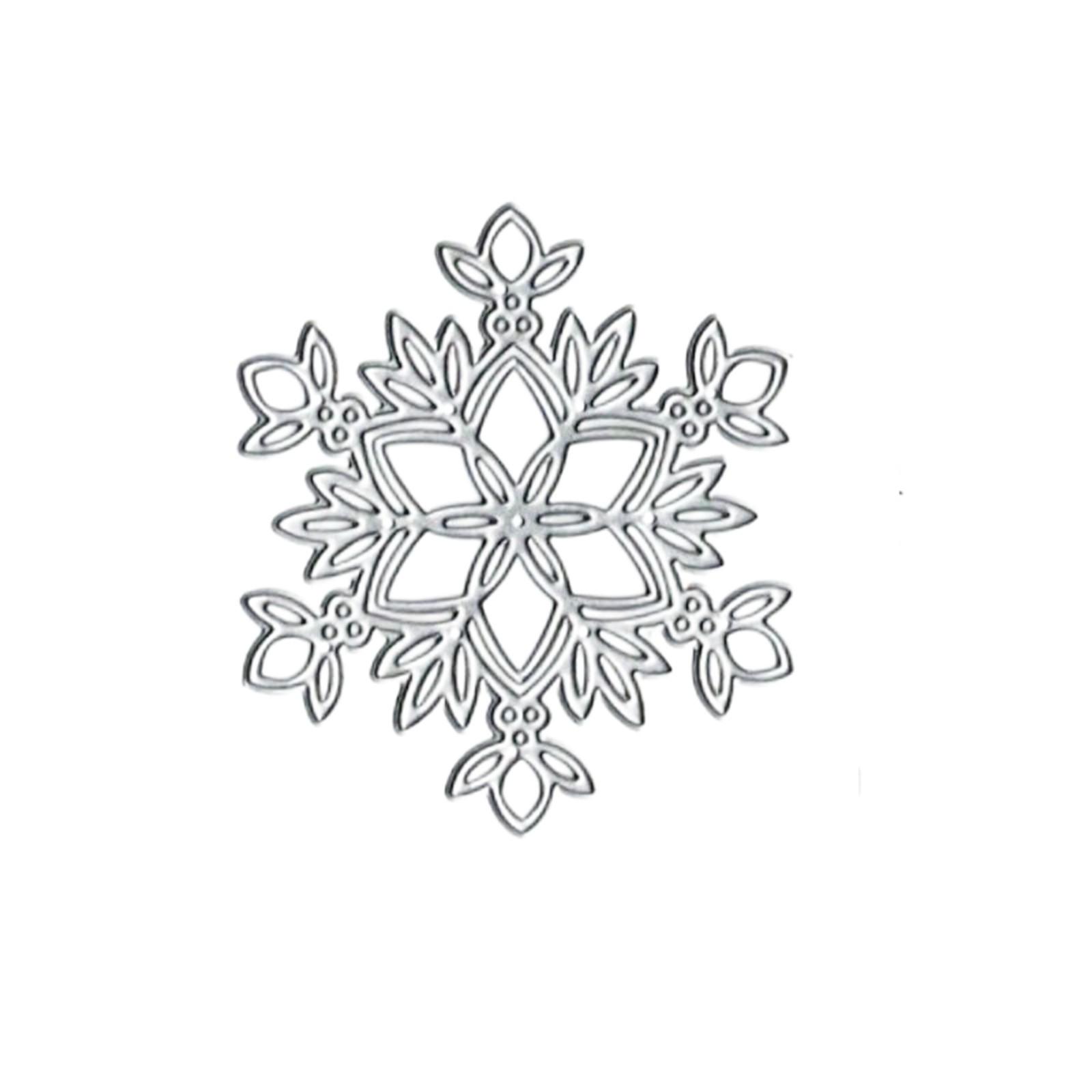 

Christmas Snowflakes Metal Cutting Dies For DIY Scrapbooking Decorative Crafts Supplies Embossing Paper Cards Making One Size