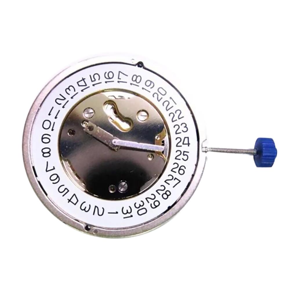 Ultra-thin Anti-scratch Watch Movement Match For Ronda 5030.D Quartz Movement 28.6mm Diameter Date @ 4 Watch Replacement