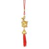 Handmade Chinese Zodiac Pendant Golden Sheep Lucky Charms Goat Hanging Ornament  Car Decor