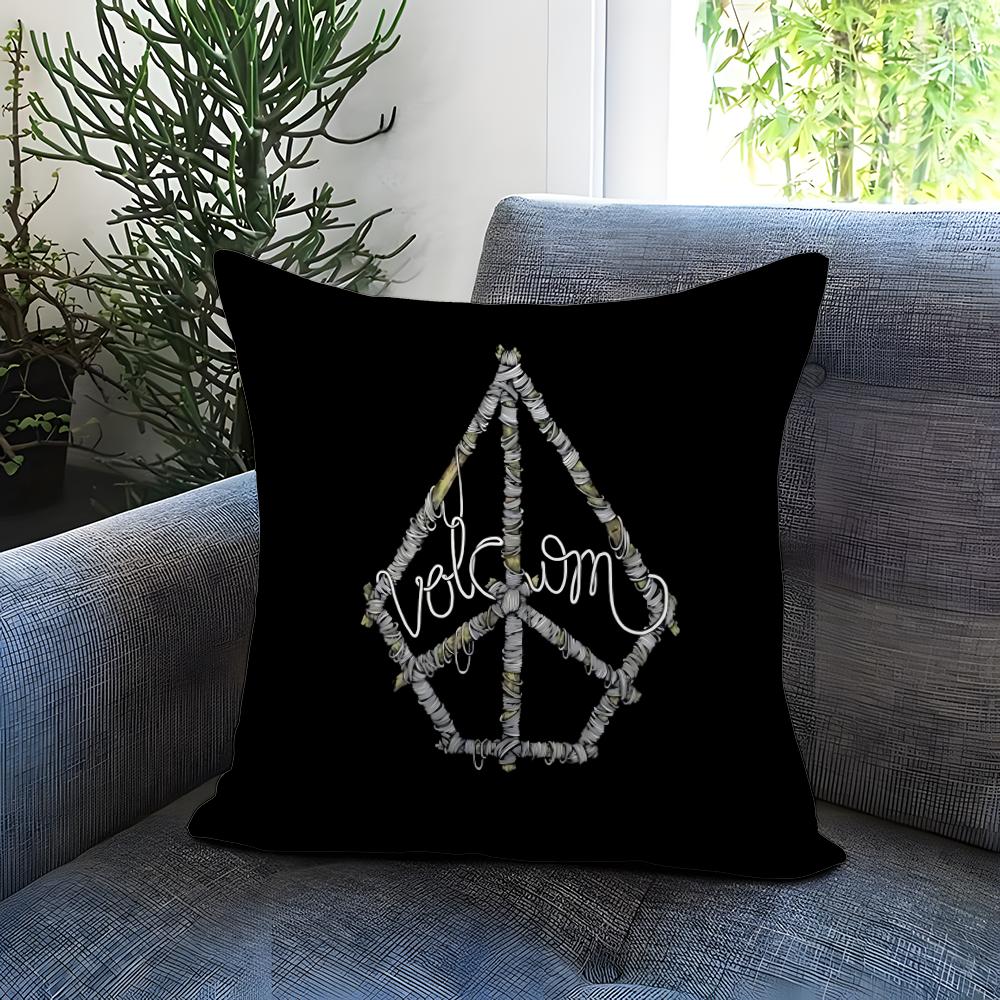 Band Cool V-Volcom Cushion Cover Comfortable Reversible Pillow Cover Ideal for Car Sofa Bedroom & Beyond