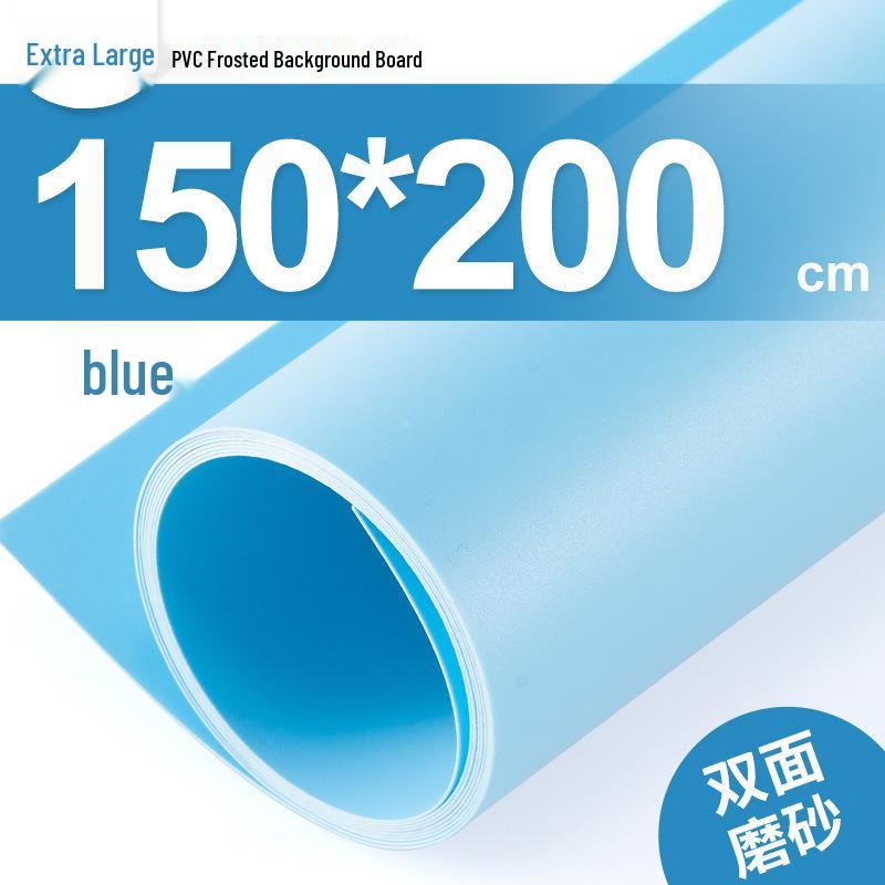 White Frosted PVC Photography Background Board - Waterproof Gray Reflective Cloth