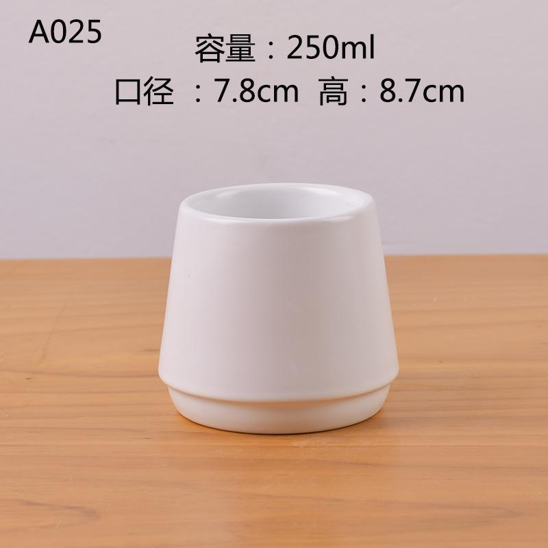 Minimalist Extra Large Ceramic Mug, Oversize Oat Milk Drinking Cup For Office Daily Use