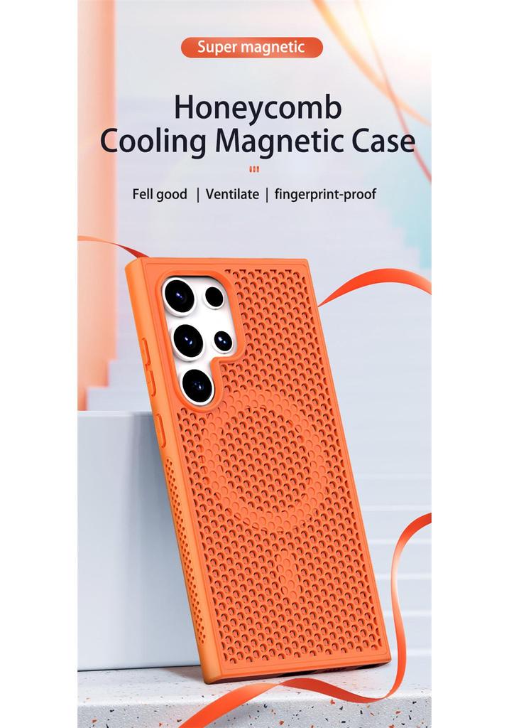 Magnetic Heat Dissipation Protective Case for Samsung S23 FE/S24+/S26 Ultra – Suitable for Men and Women