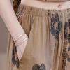 Summer Sets for Women 2 Pieces Plus Size Loose Elegant High Waist Pants Sets Vintage Middle Aged Women's Clothing