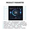WiFi Smart Thermostat with CO2 and Humidity Sensor Temperature Controller Work for Electric Floor Heating Water/Gas Boiler