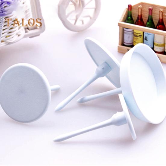 

4 шт., съемная игла для торта, цветов, DIY, белая прочная окантовка для ногтей, подставка для выпечки, принадлежности для хлебобулочных изделий