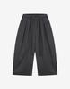 Meleugo Women'S Soft Touch Two-Tuck Wide Belted Pants [Charcoal]