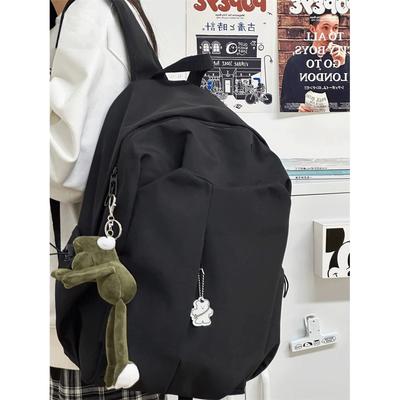 School Bag Male College Student Ins Simple Large-capacity Backpack Female Junior High School Student High School Student Travel Backpack