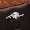 Neues ausgefallenes Design für Damen, Verlobungsringe, AAA, runder Zirkonia, schillernder Antragsring für Liebhaber, hochwertiger, trendiger Schmuck