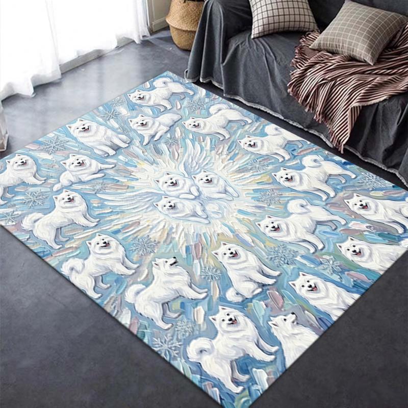 2025 New Cute puppy Carpet Rug for Living Room Bedroom Home Sofa Decoration,Kids play Non-slip Floor Mat
