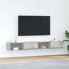 VidaXL Meubles TV 2 pcs gris béton 100x31x25,5 cm bois d'ingénierie, banc TV, meuble hifi, centre de divertissement, buffet 861479