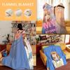 Anime O-Ore M-Monogatari Throw Flannel Cozy Print Blanket, Portable, Durable Machine Washable Cute Cool