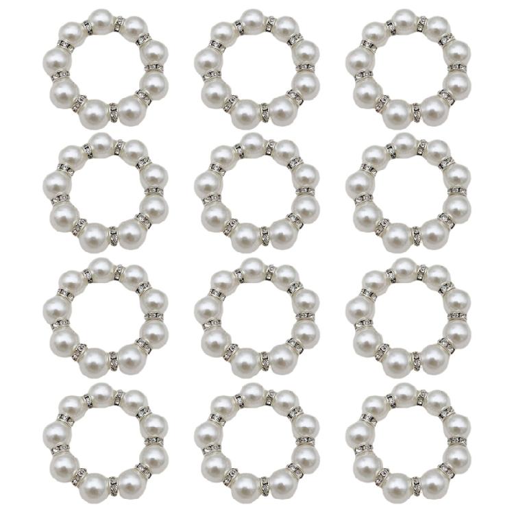 

Beautifully Crafted Table Decor with Crystal Features Delicate Napkin Rings 1