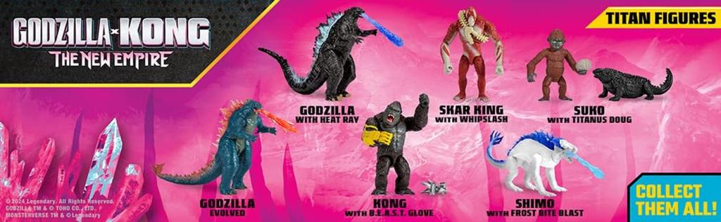 Playmates Toys Godzilla x Kong 6-inch Godzilla Evolution (with Heat Ray), 35202
