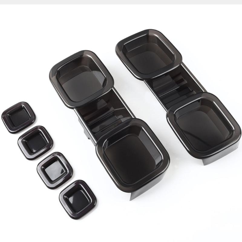 ABS Tail Light Lens Protectors Featuring Impact Resistance Weatherproof Design for 2020-2025 SUVs Enhancing Safety 2pcs