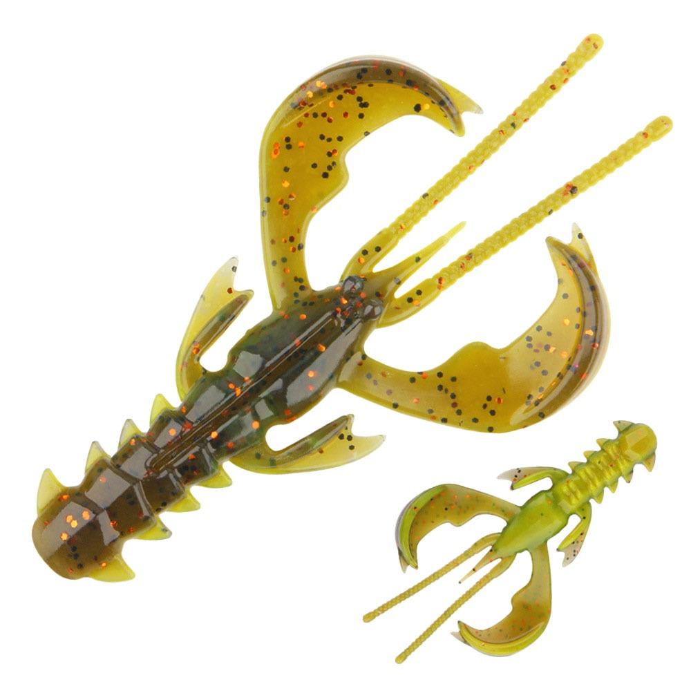 20pcs/box UV Active Fishing Lure Floating Agile Shrimp Lure Wobbler Soft Baits Octopus Fishing