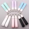Portable Canvas Key Ring Lanyard Fashion Weave Strap Pendant for Bag Car Key Decor Teen Daily Commute Accessories
