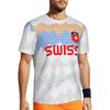 Switzerland Swiss SUISSE Soccer Football Tshirt Print 3D Flag National JERSEY CHEER Training Round Neck Unisex Men Women Sport Short Sleeve Uniform