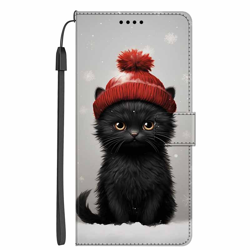 Leather Flip Cover For Redmi Note 14 Pro+ 5G Colorful Flower Patterns Phone Case For Redmi Note 14 4G 2025 Flip Case Wallet Bags