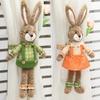 Decorative Curtain Tiebacks Rabbit Curtain Buckles Rope Curtain Holdbacks,Drapery Holders Curtain Tie Back for Home