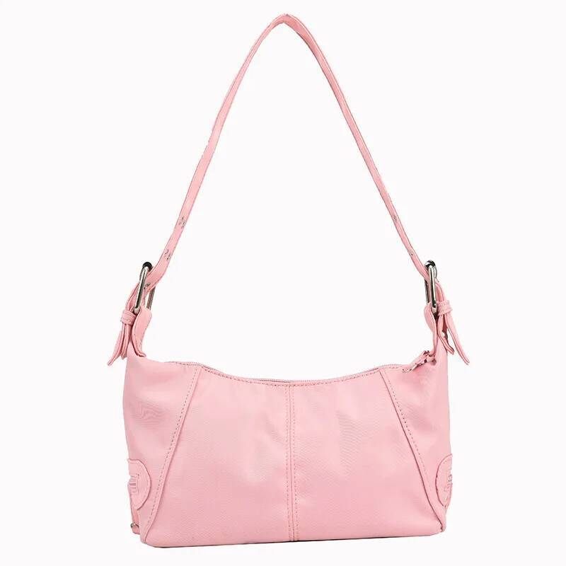 2026 New Korean Style Niche Design Trendy Cool Biker Style Underarm Bag For Women Commuting