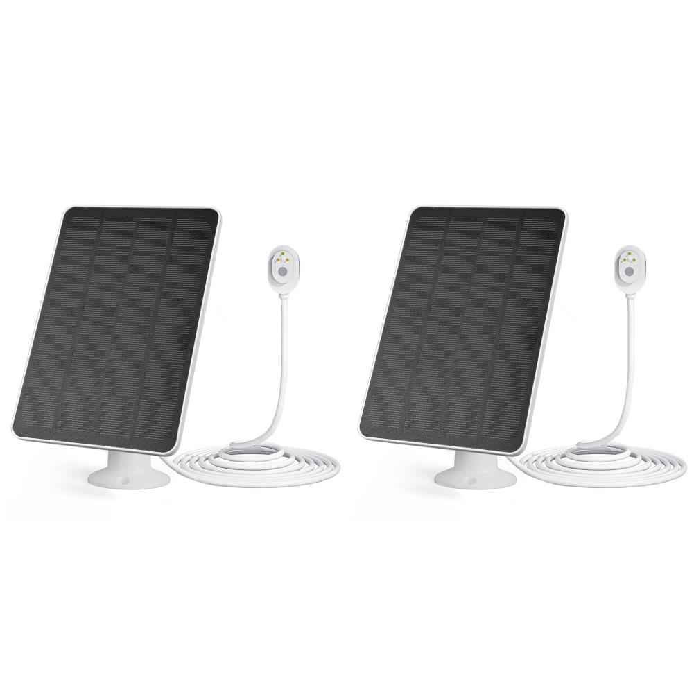 4W/6W 5V Solar Panel Charger IP65 Weatherproof Adjustable Wall Mount W/ 9.8ft Charging Cable for Arlo Pro 5S/4/3 4