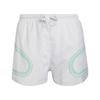 X Stella McCartney Color Block Striped Sports Shorts Women Shorts White HD9119