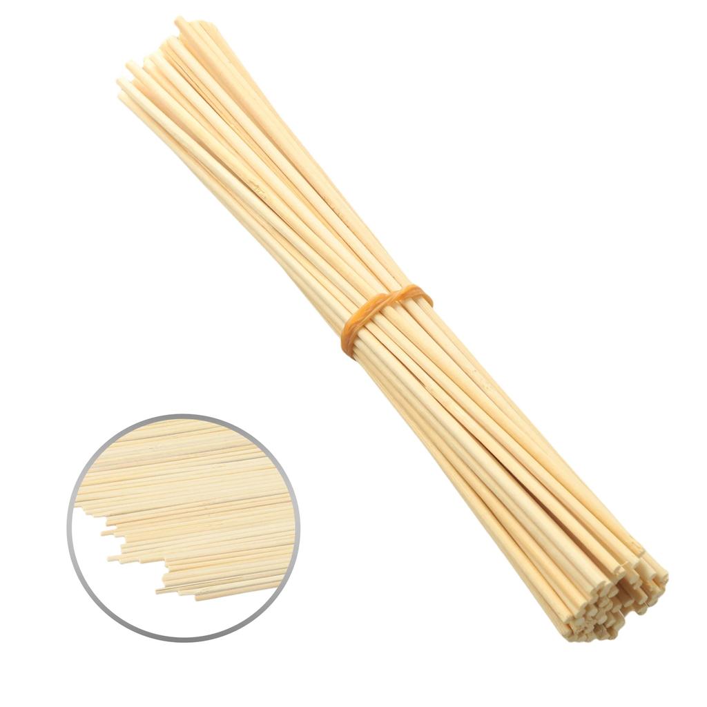 50 szt. bambusowych patyczków do podtrzymywania roślin ogrodowych, patyczków do kwiatów, narzędzi ogrodniczych do szklarni domowych, 50 pojedynczych patyczków