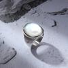 2026 European and American Popular Simple Ring, Round Fashion Temperament Shell Ring Female Versatile