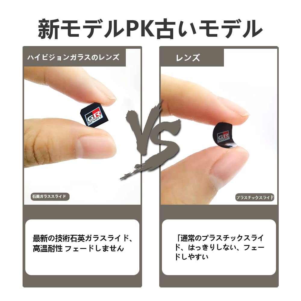 Car Courtesy Door Lights with Set of 2 for Toyota Land Cruiser 300 Series Lights, Logo, (GR Sport)